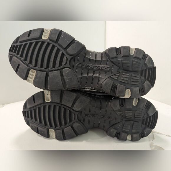 SKECHERS ARCH FIT PHANTOM Charcoal/Gray Leather hicking Trail Shoes Sneaker 11.5 - Picture 13 of 13